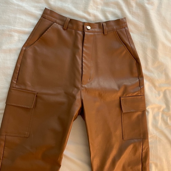 Tall Faux Leather Trousers - Picture 4 of 6